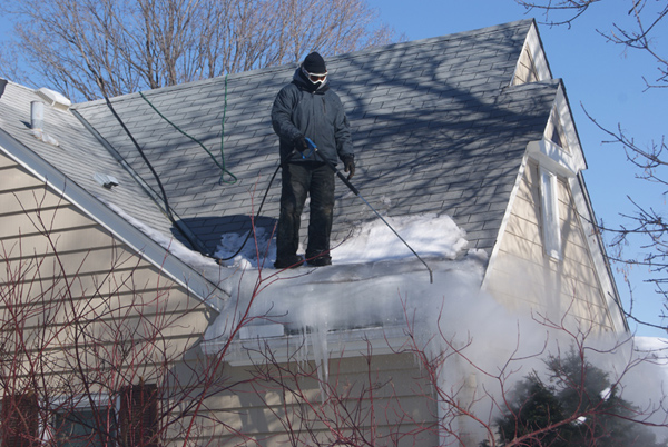 Edmonton Ice Dam Removal
